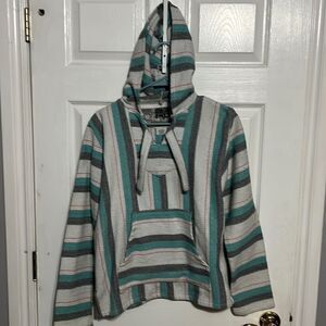 🔥🔥 Original SENOR LOPEZ Baja Hoodie - Unisex - Men Sz Large - Excellent -Aztec